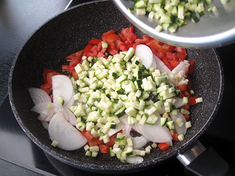 Tarte aux courgettes et aux tomates - 11