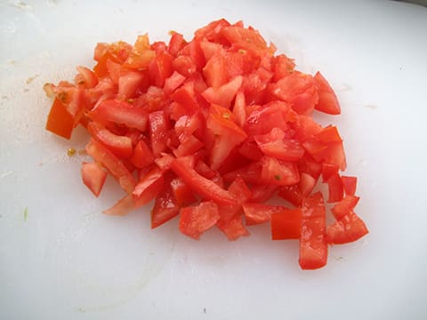 Tarte aux courgettes et aux tomates - 8