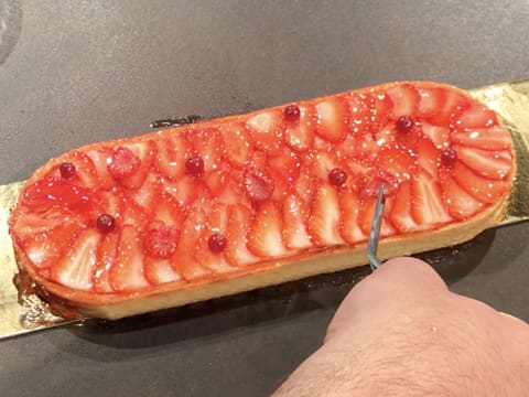 Tarte croustillante fraise/framboise - 61