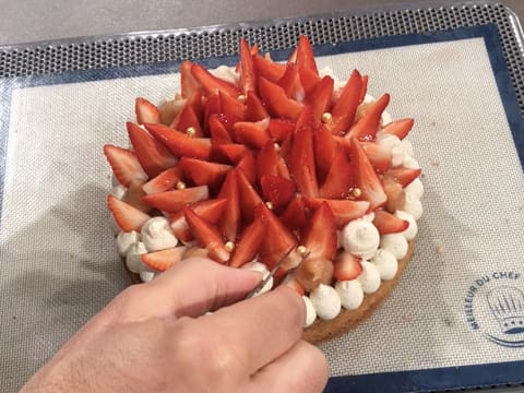 Tarte à la fraise et à la rhubarbe - 139