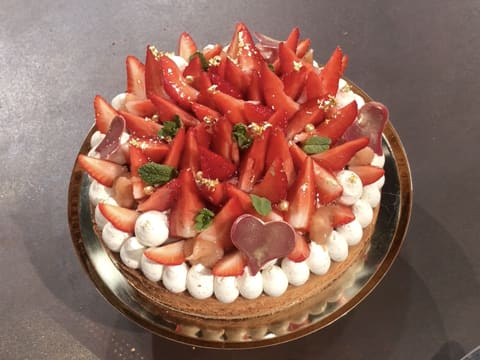 Tarte à la fraise et à la rhubarbe - 145