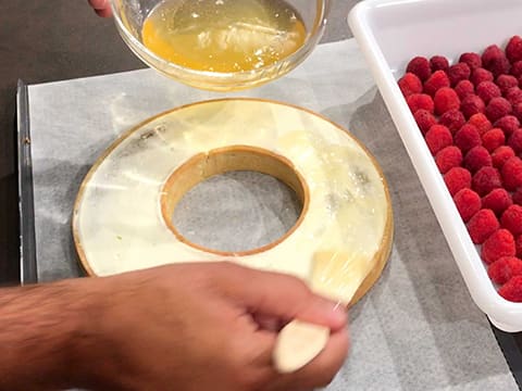 Tarte framboise à la crème de pistache - 69