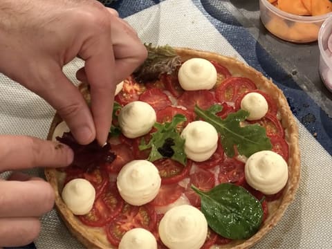 Tarte aux légumes printaniers et fromage de brebis - 170