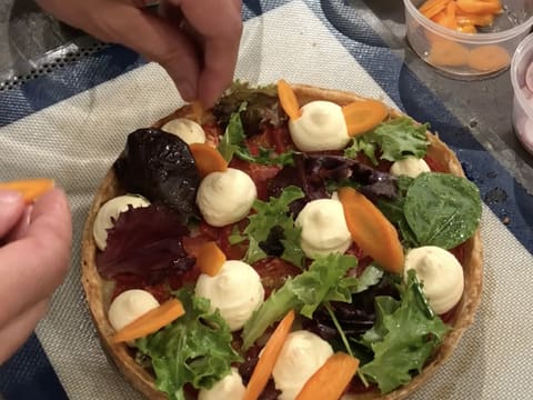 Tarte aux légumes printaniers et fromage de brebis - 171