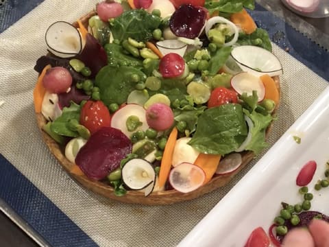 Tarte aux légumes printaniers et fromage de brebis - 181