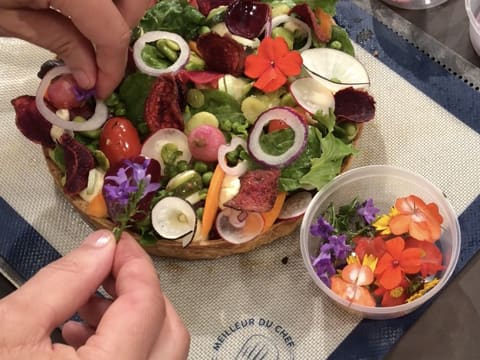 Tarte aux légumes printaniers et fromage de brebis - 184