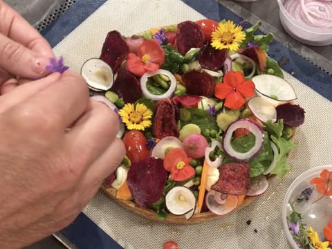 Tarte aux légumes printaniers et fromage de brebis - 185