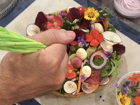 Tarte aux légumes printaniers et fromage de brebis - 186