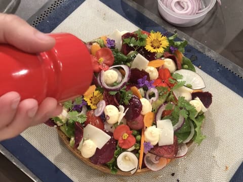 Tarte aux légumes printaniers et fromage de brebis - 190