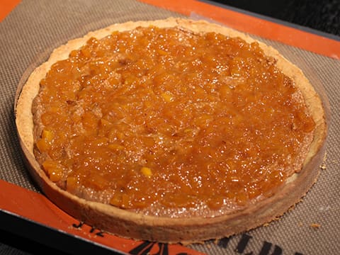 Tarte à la mangue et ganache lactée caramel - 34