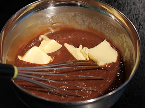 Tarte à la mangue et ganache lactée caramel - 75