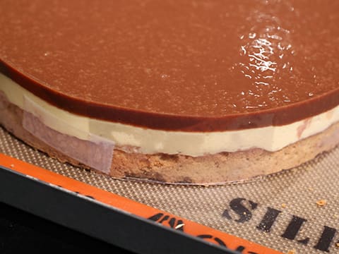 Tarte à la mangue et ganache lactée caramel - 80