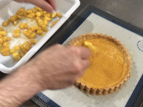 Tarte mangue et fruit de la passion - 82