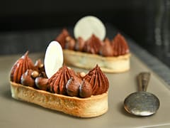 Tartelette nougatine et chocolats