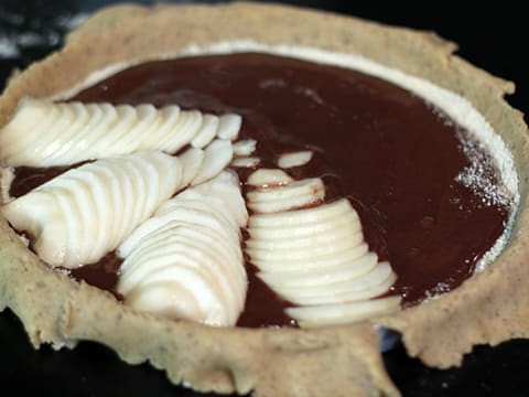 Tarte aux poires Belle-Hélène - 14