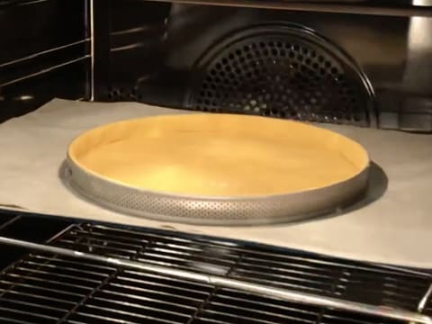 Cuisson du fond de tarte