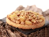 Tarte &agrave; la poire et au pralin&eacute;