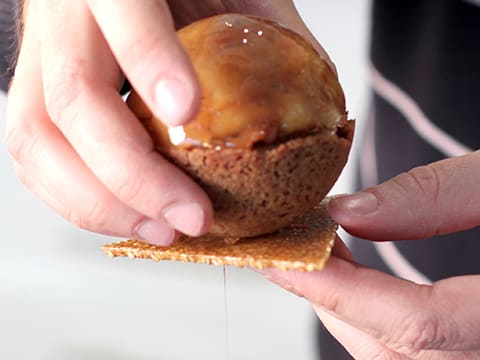 Tartelette aux pommes façon spéculoos et crémeux de marrons - 82