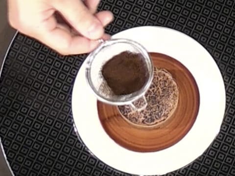 Tarte soufflé chocolat Guanaja 70%, praliné café - 119