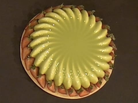 Tarte Zéphyr, fraise, basilic & citron vert - 116