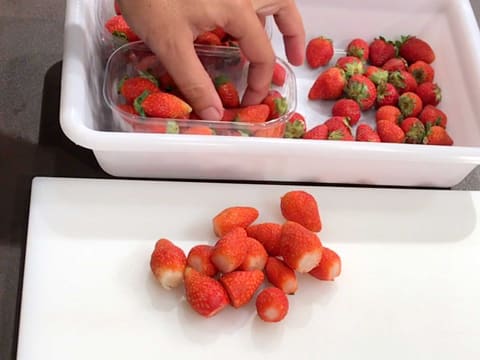 Tartelette croquante aux fraises - 90