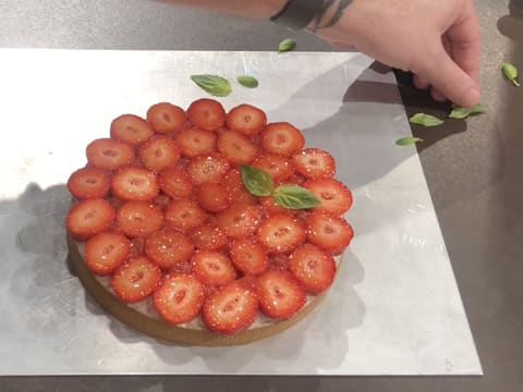 Tartelette fraises & basilic - 126