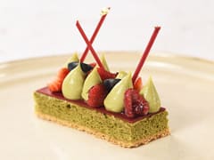 Tartelettes aux fruits rouges et thé matcha