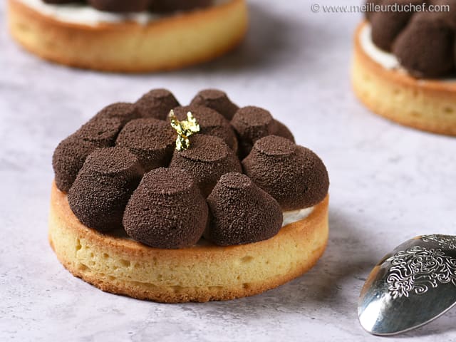 Tartelette praliné amandes/noisettes