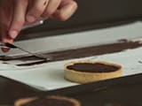 Tartelettes en déclinaison chocolat/framboise et chocolat/crème de marron - 23