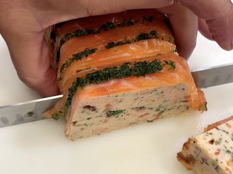 Terrine de saumon à la ciboulette - 86