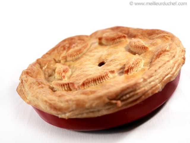 Tourte de poulet aux poireaux