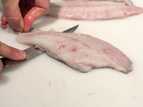 Turbot à la mousseline de Saint-Jacques et girolles sur son écrasé de potimarron - 14