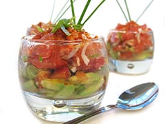 Avocat au crabe en verrine