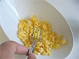 Verrine d'œufs mimosa et son espuma d'asperge - 10