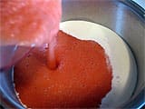 Espuma de tomate mozzarella en verrine - 7