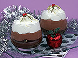 Verrine aux 3 chocolats