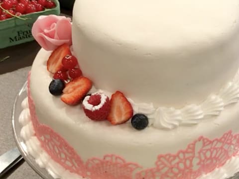 Wedding cake vanille/framboise - 143