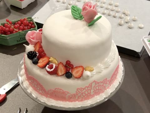 Wedding cake vanille/framboise - 144