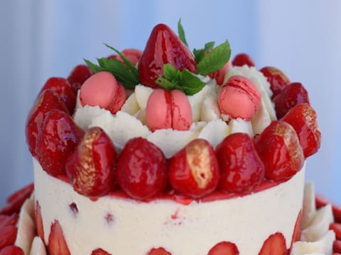 Fraisier façon Wedding Cake - 156