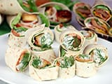 Wraps au poisson pan&eacute;