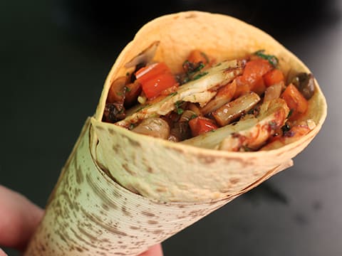 Wraps au poulet et aux légumes - 17