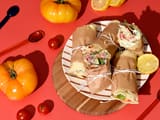 Wraps au saumon fum&eacute;