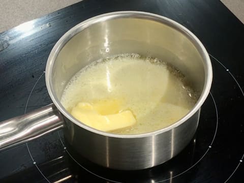 Melt the butter in the saucepan