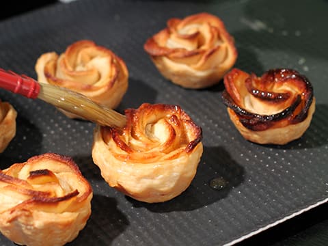 Puff Pastry Apple Roses - 31