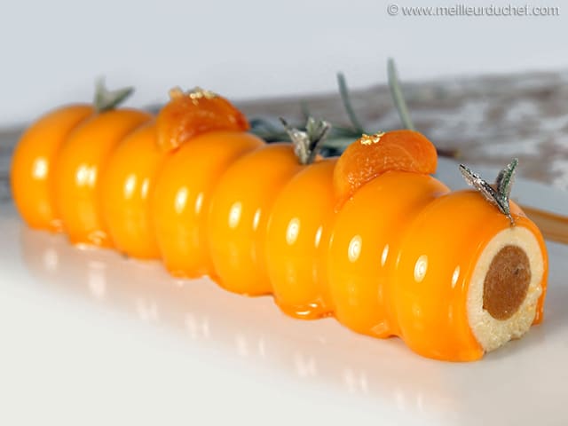 Apricot & Rosemary Entremets