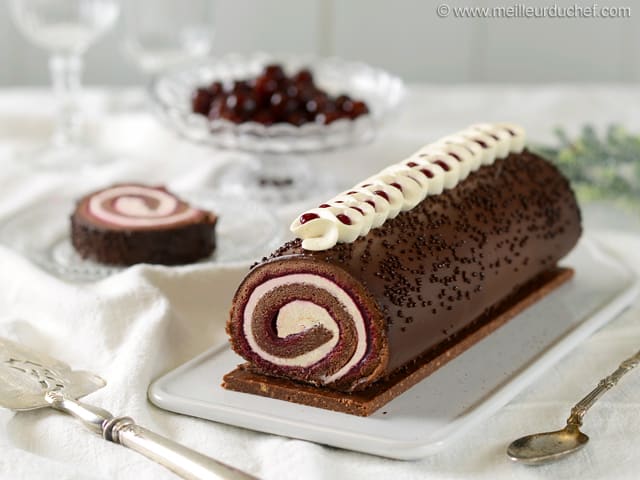 Black Forest Cake Roll