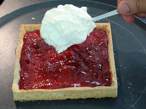 Blueberry Tart with Mascarpone Chantilly Cream - 45