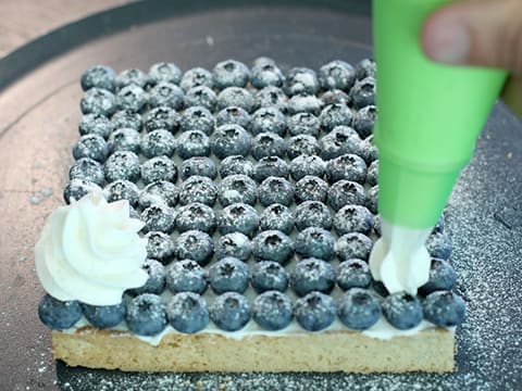 Blueberry Tart with Mascarpone Chantilly Cream - 49