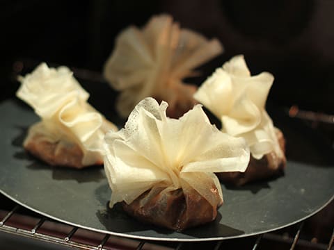 Brik Pastry Purses with Caramelized Pears - 17