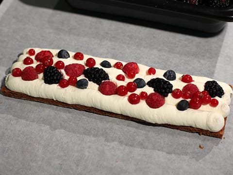 Chantilly Millefeuille with Red Berries - 64